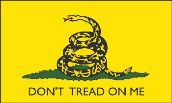 3'x5' DON'T TREAD ON ME Flag [Yellow]